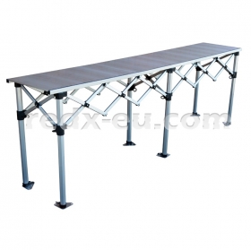 SR5 3m Commercial Concertina Table, 50cm ALLOY Top